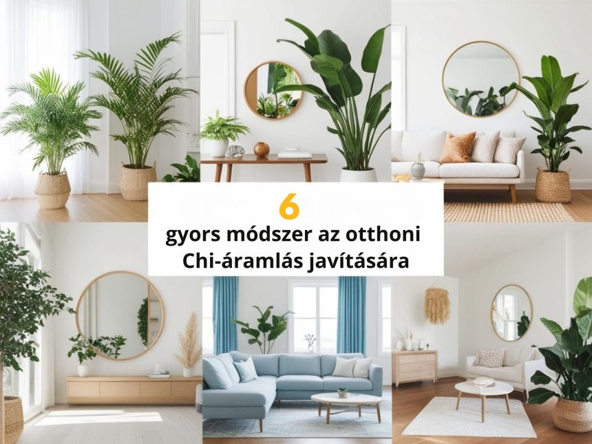 6 gyors módszer az otthoni chi-áramlás javítására